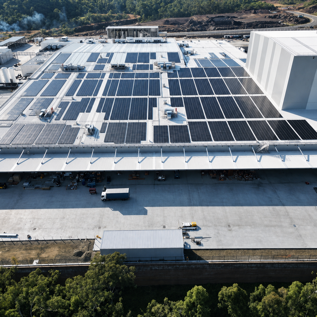 Frucor Suntory rooftop solar project